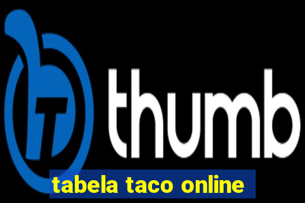 tabela taco online